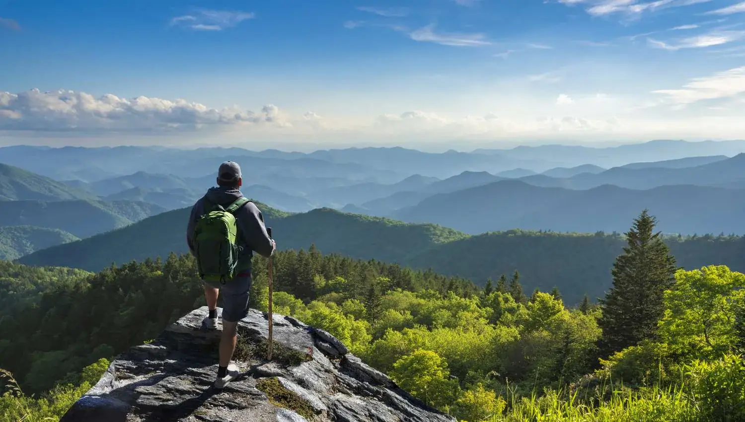 Family recreation in the White Mountains near Waterville Valley